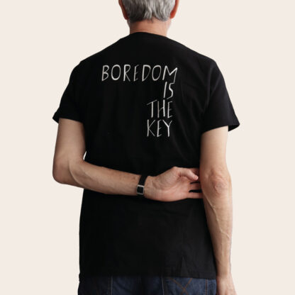 Yerna T-Shirt Boredom Is The Key (black) - Image 2